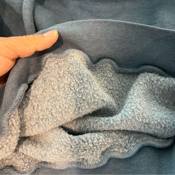 Anthropologie Year Of Ours Women's Blue Sweatshirt Soft & Cozy Size Small NWT - Picture 14 of 14